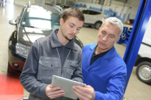 automotive technical teacher school student